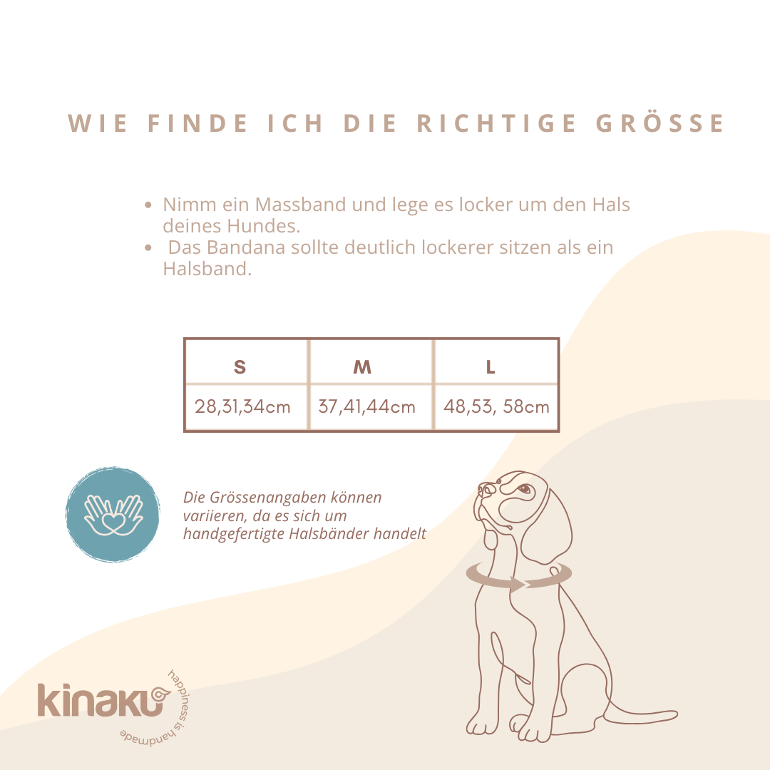 Kinakú Hundehalstuch TIERNO M