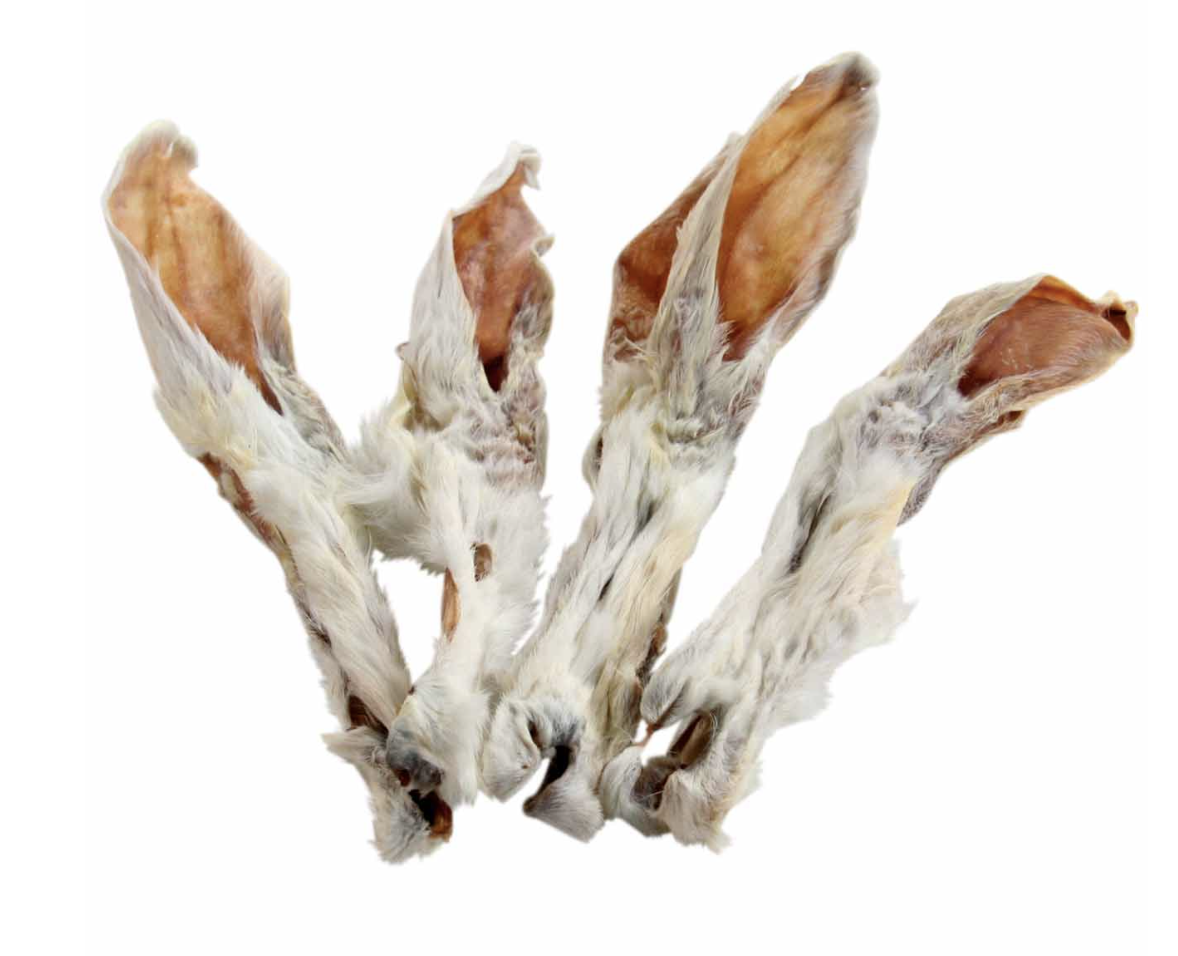Kaninchen Ohren mit Fell 100g