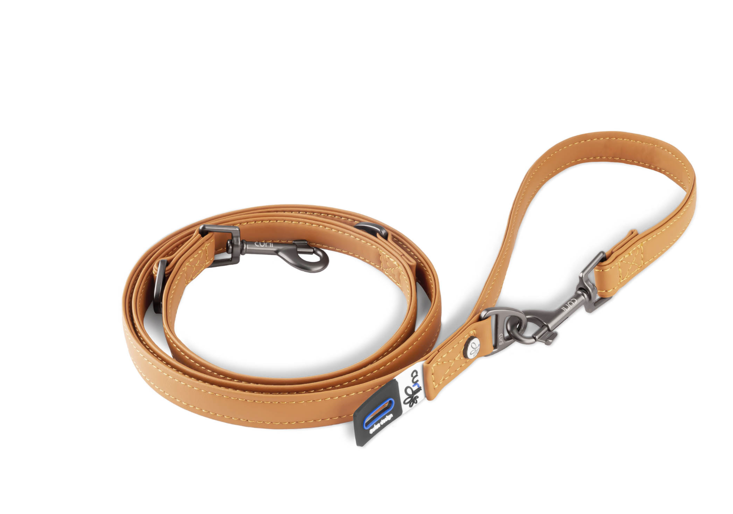Curli  Apple Leather Verstellbare Führleine