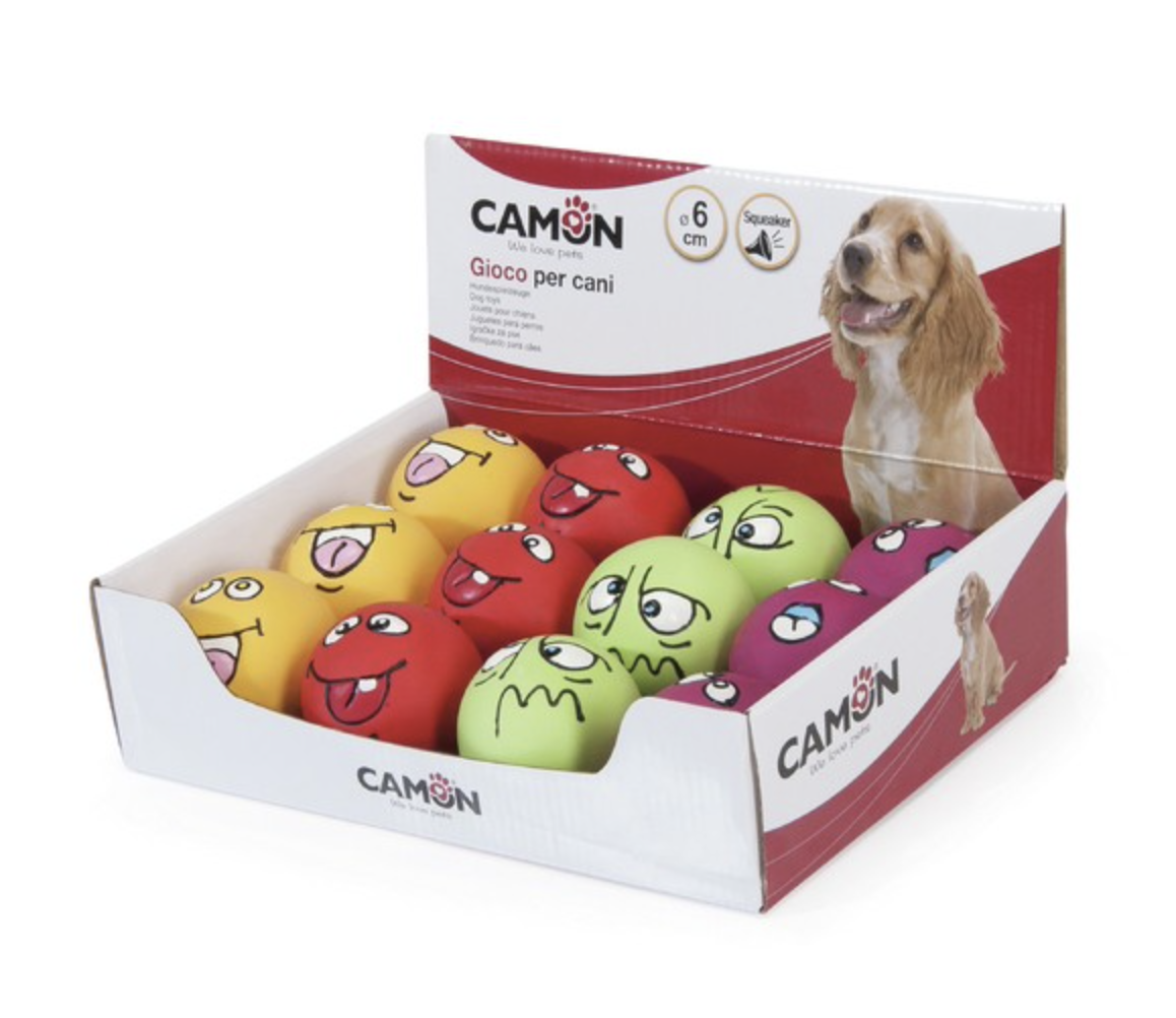 Latexspielzeug mit Quietscher "EspressionBall"