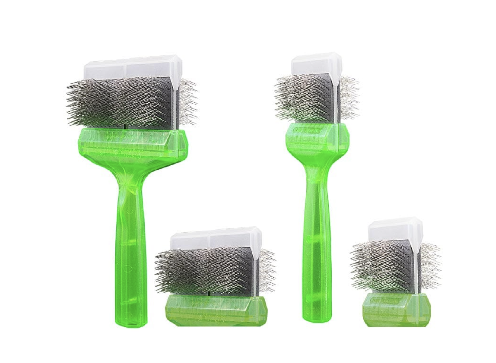 Acti Vet Bürste PRO Soft (grün), 2in1 Bürste (Bürsten/Entfilzen)