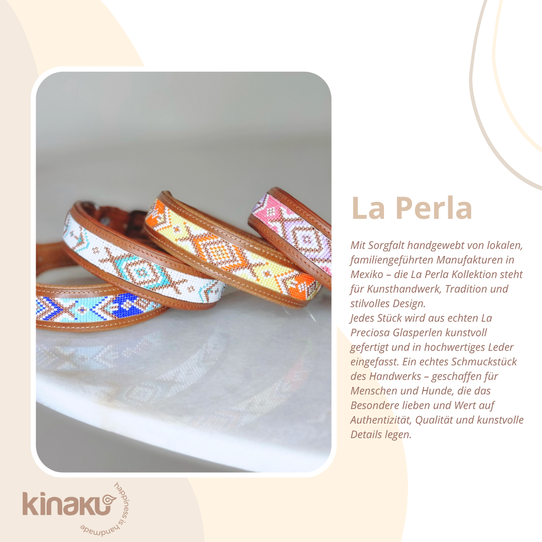 Kinakú Hundeleine mit Tassel AMBAR XS